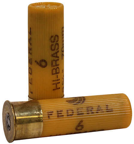 20 Gauge 2-3/4" Lead #6  1 oz 25 Rounds Federal Shotgun Ammunition