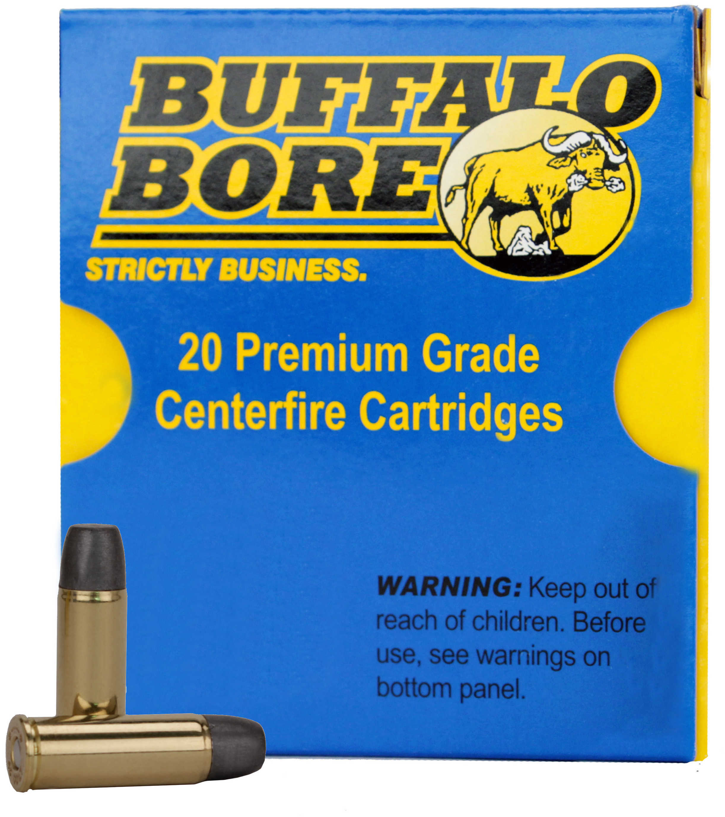 38 Super Automatic 124 Grain Hollow Point 20 Rounds Buffalo Bore Ammunition