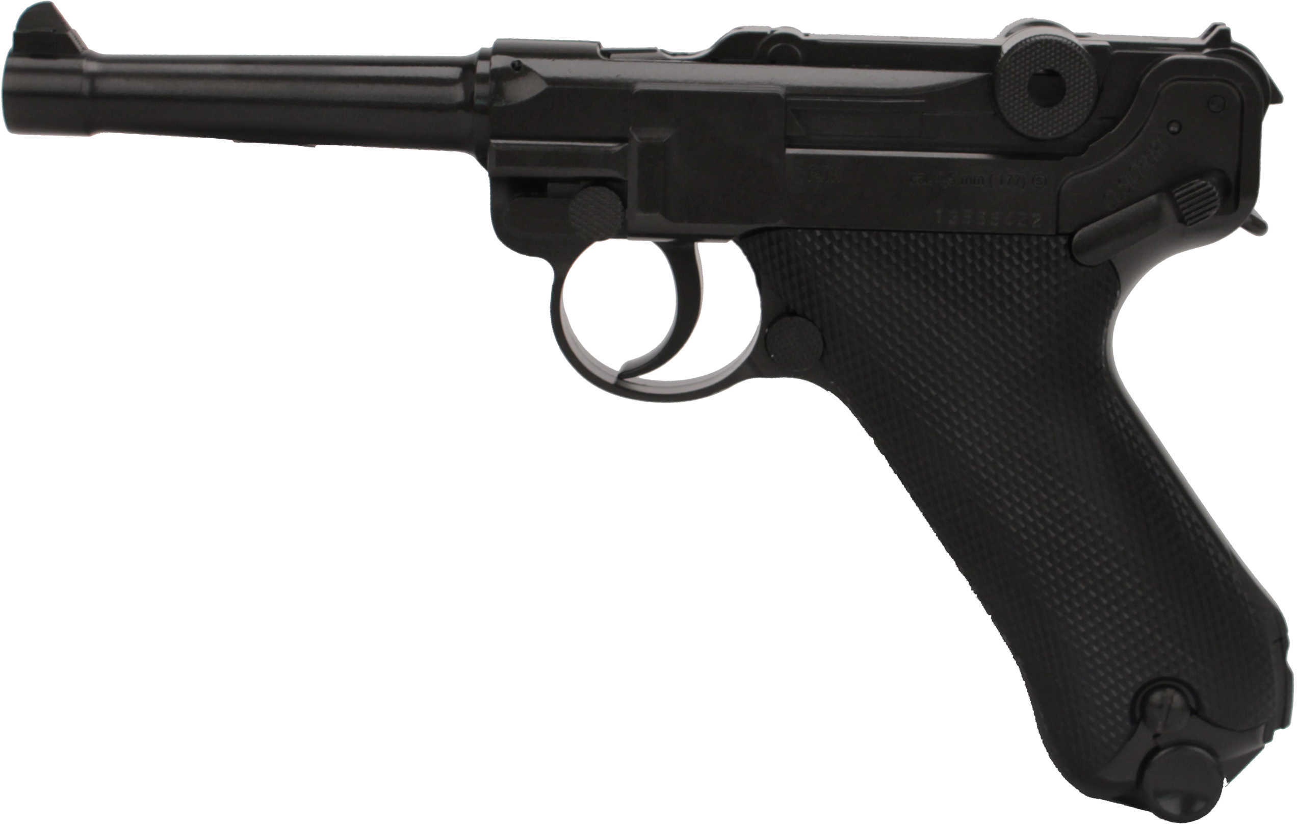 RWS 2251800 Luger P08 Air Pistol Semi-Auto .177 BB
