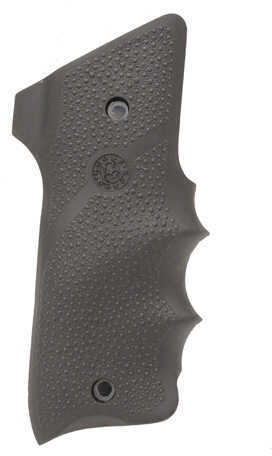 Hogue 82060 Ruger® MK II/MK III Rubber Grip W/Finger Grooves RH Thumb Rest Black