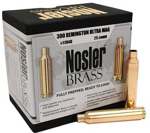 Nosler Brass 300 Rem Ultra Mag 25/Box