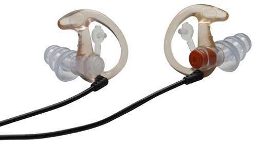 Earpro By Surefire Sonic Defender Plus Ear Plug Small Clear Removable Cord Ep4-spr
