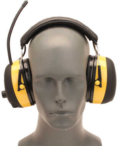 Peltor 9054H1-Dc-PS Worktunes 24 Db Over The Head Yellow Earcups With Black Headband & Am/Fm Radio