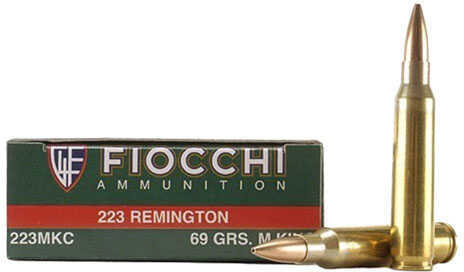 223 Rem 69 Grain Hollow Point 20 Rounds Fiocchi Ammunition 223 Remington
