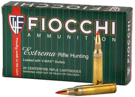 22-250 Rem 40 Grain V-Max 20 Rounds Fiocchi Ammunition Remington