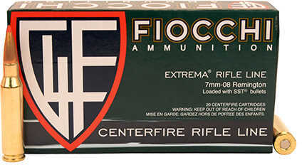 7mm-08 Rem 139 Grain Ballistic Tip 20 Rounds Fiocchi Ammunition Remington