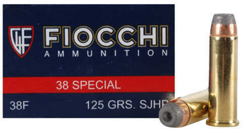 38 Special 125 Grain Hollow Point 50 Rounds Fiocchi Ammunition