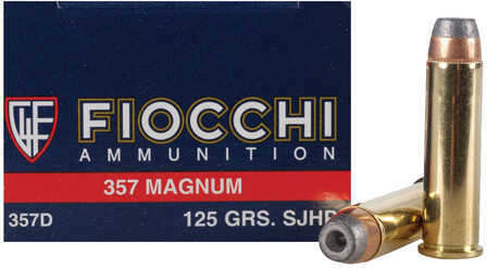 FIOCCHI 357 MAG 125GR JHP 50/BX
