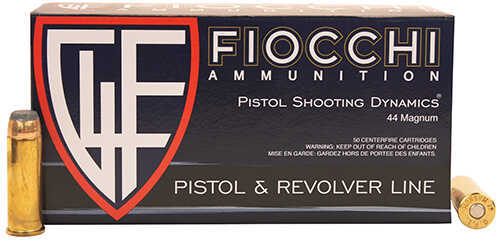 44 Rem Mag 240 Grain Soft Point 50 Rounds Fiocchi Ammunition Magnum