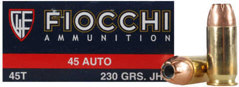 45 ACP 230 Grain Hollow Point 50 Rounds Fiocchi Ammunition