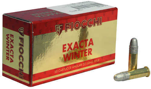 22 Long Rifle 40 Grain Lead 50 Rounds Fiocchi Ammunition