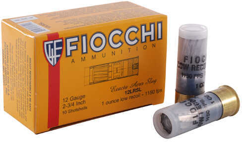 12 Gauge 2-3/4" Slug oz 10 Rounds Fiocchi Shotgun Ammunition