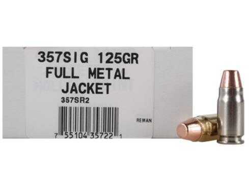 357 Sig 125 Grain Full Metal Jacket 250 Rounds ULTRAMAX Ammunition