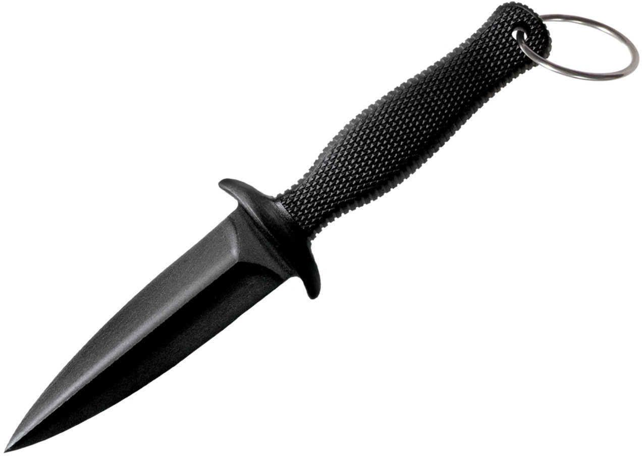 Cold Steel Cs-92FBB FGX Boot Blade II 3.25" Fixed Plain Black Griv-Ex Blade/Black Checkered Kray-Ex Handle