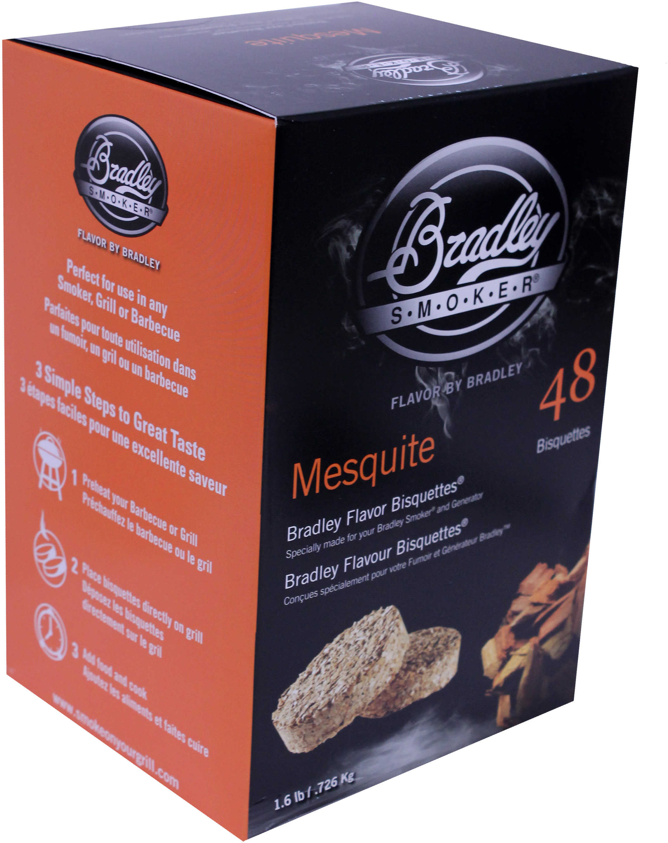 Bradley Mesquite Bisquettes 48 Pack