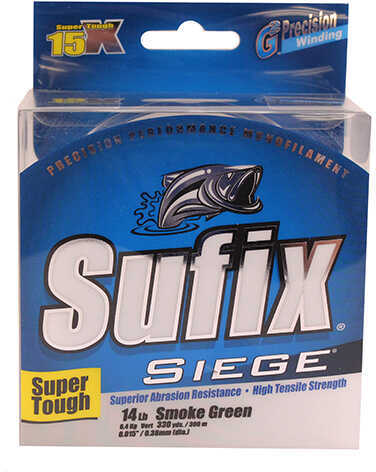 Sufix Siege Mono 330 Yard Green 14 Lb # 662-114G