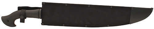 Cold Steel Cs97BAM18S Barong 18" Black Matte Baked-On Anti Rust 65Mn Carbon Steel Blade, Black Polypropylene Handle, 24.