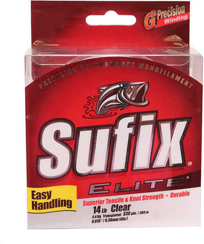 Sufix Elite Mono 330 Yard Clear 14 Lb