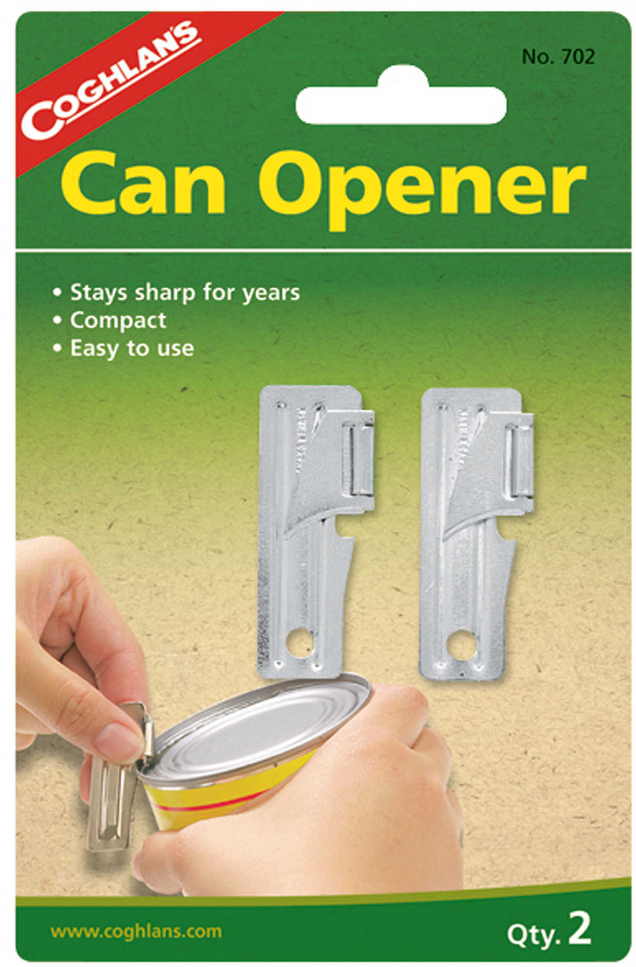Coghlans Compact Can Opener - 2 Pack