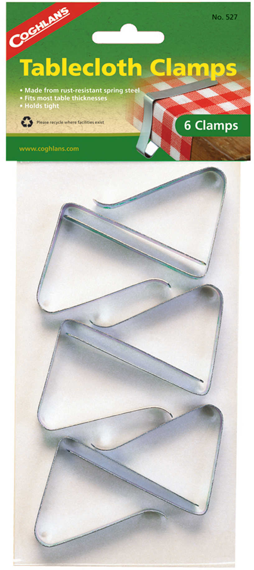 Coghlans Tablecloth Clamps - 6 Pack