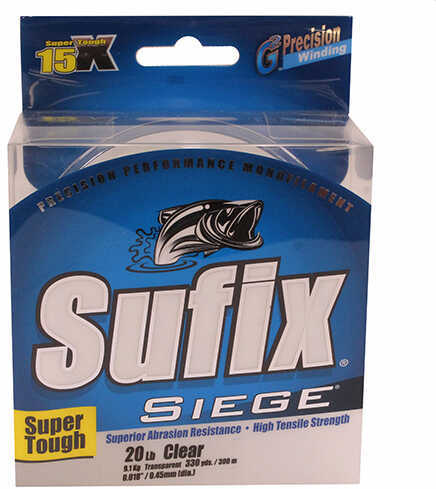 Sufix Siege Mono 330 Yard Clear 20 Lb