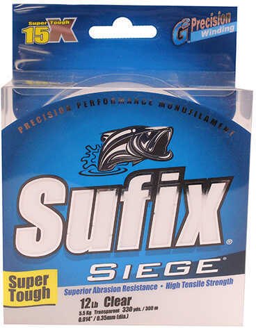 Sufix Siege Mono 330 Yard Clear 12 Lb