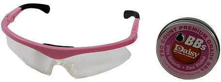 Daisy Carbine 1998 Air Rifle Kit Lever .177 BB Pink Wood Stock With BB/Glasses/Targets 4998