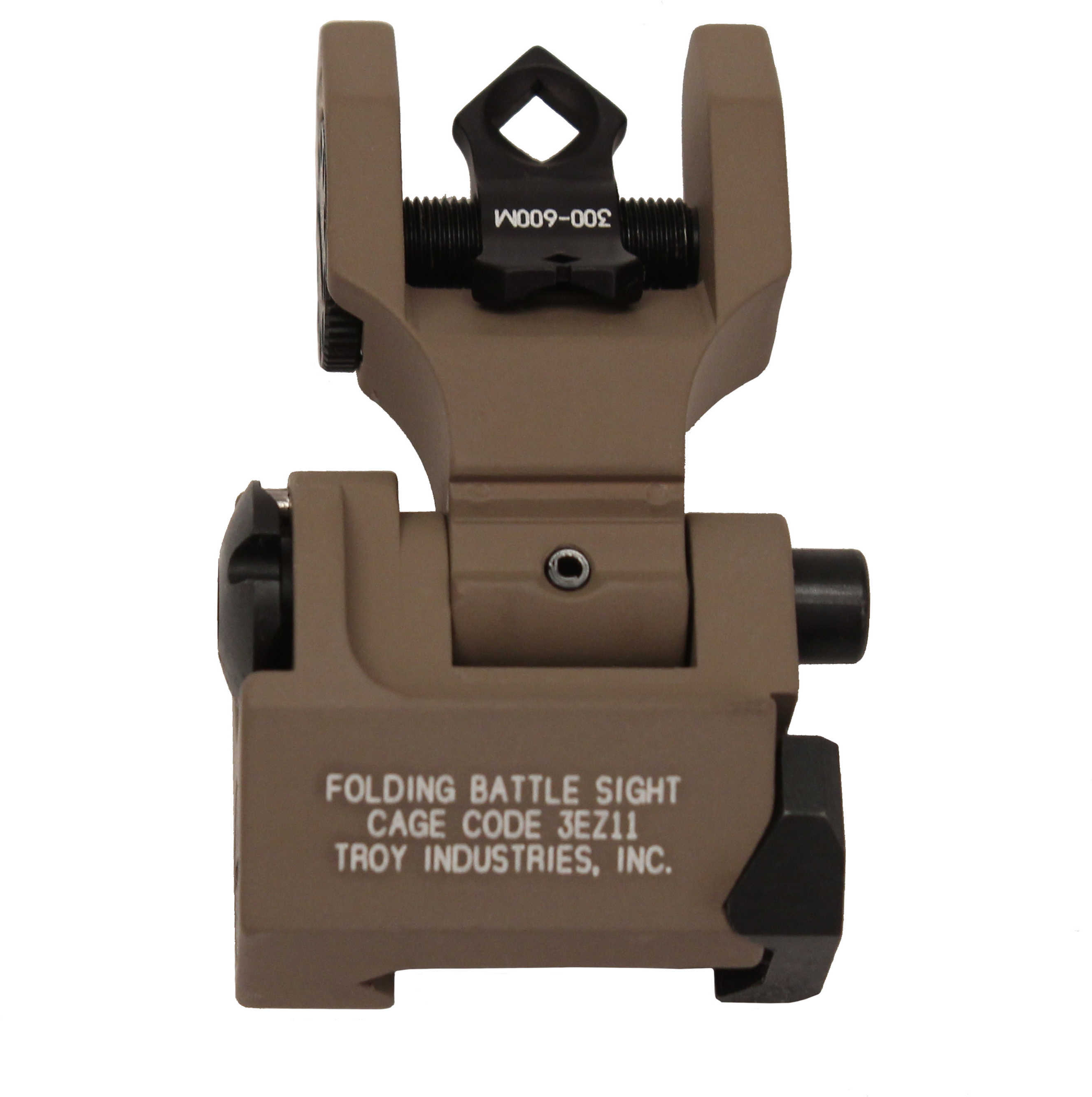 AR-15 Troy DoaRFFT00 Battle Sight Rear Di-Optic Aperture (Doa) Folding Universal Flat