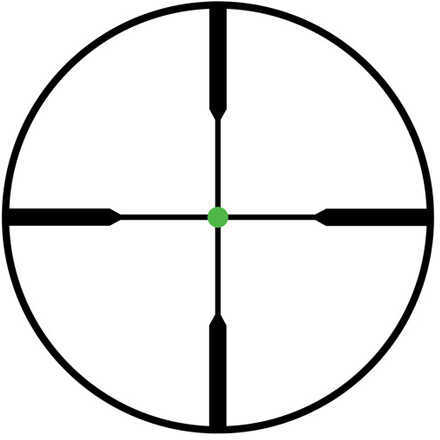 Trijicon 200071 AccuPoint 1-4x 24mm Obj 97.50-24.20 ft @ 100 yds FOV 30mm Tube Black Finish Illuminated Duplex Crosshair