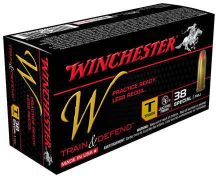 38 Special 130 Grain Full Metal Jacket 50 Rounds Winchester Ammunition