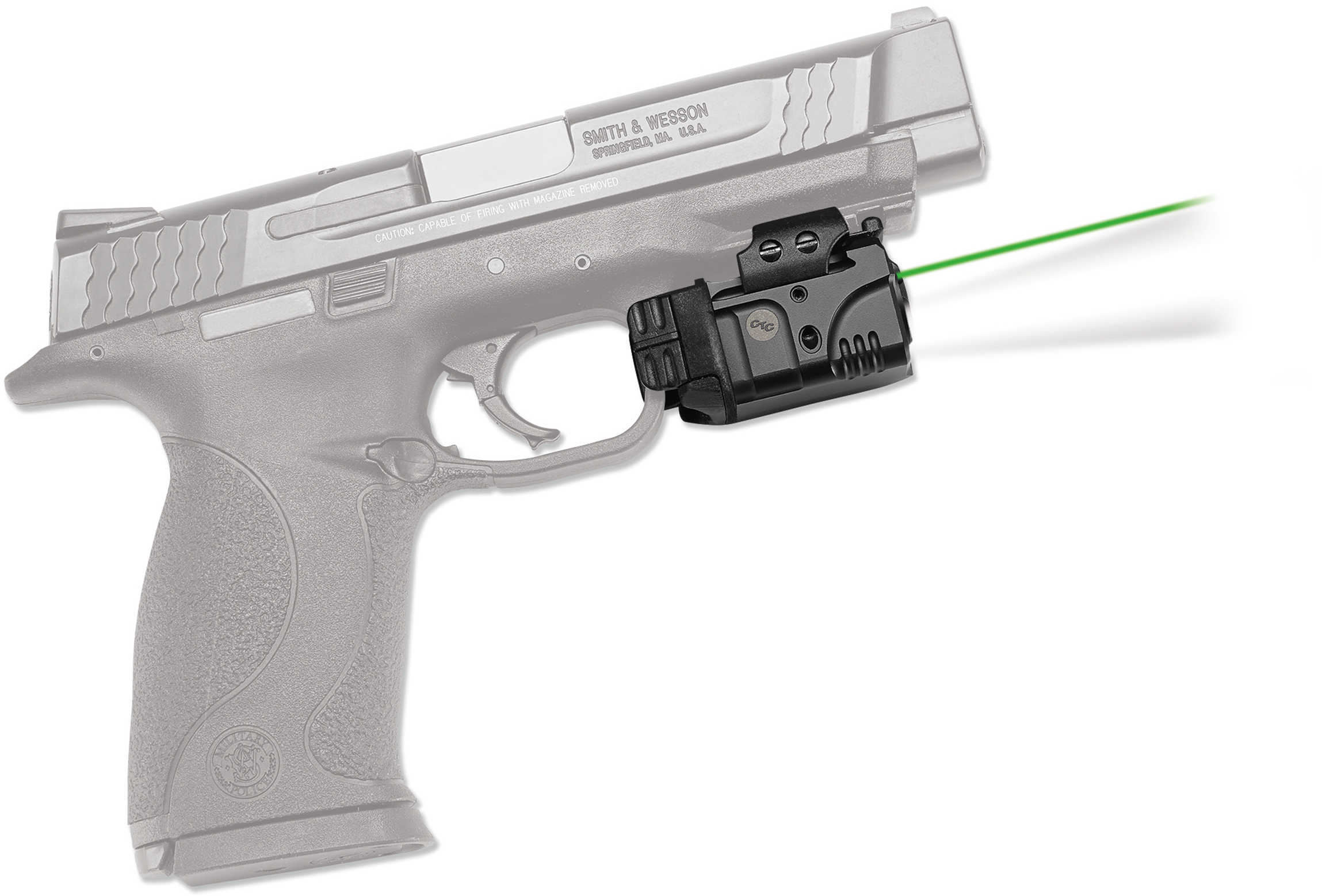 Crimson Trace Cmr204 Rail Master Pro Universal Grn Laser Sight And Tact Light