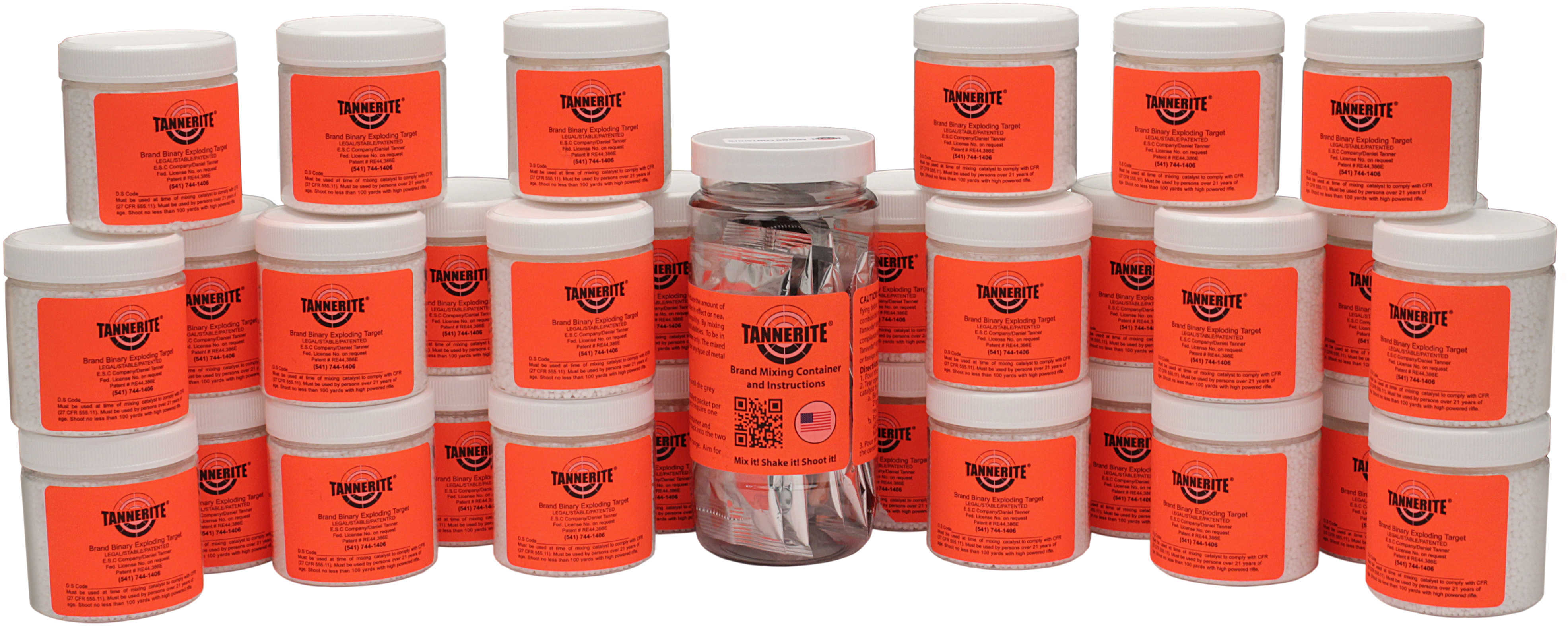 Tannerite Pp30 Exploding Target 1/4 Lb Targets 30 Per Case