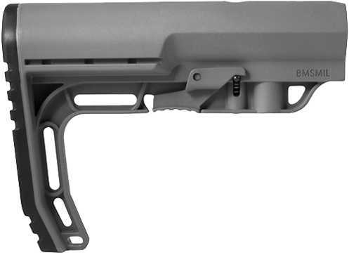 Mission First Tactical Battlelink Utility Stock Gray M4 Collapsible 6 Position Mil Spec Minimalist BMSMilGY