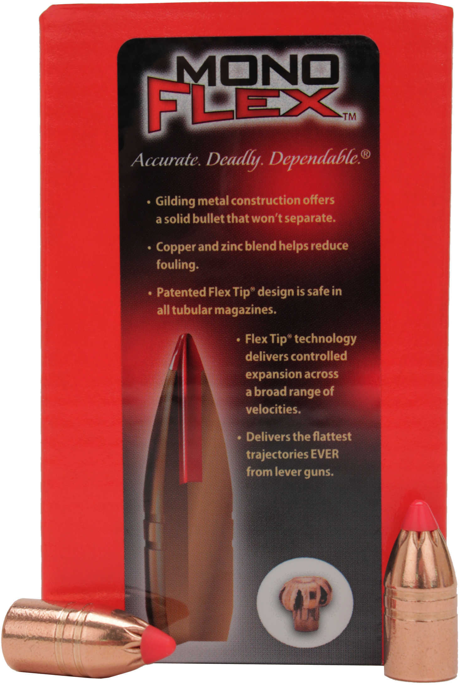 Hornady 45 Caliber Bullets .458" 250 Grain Monoflex (Per 50) Md: 45010