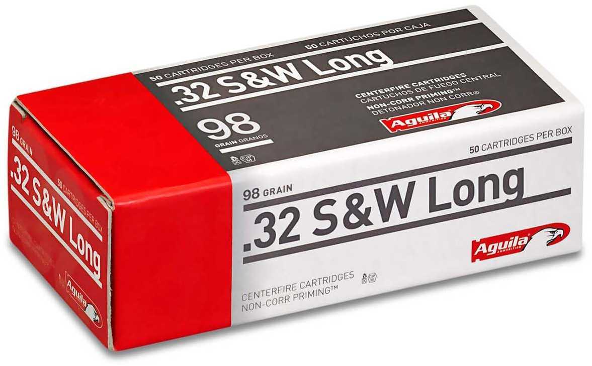 32 S&W Long 98 Grain Soft Point 50 Rounds Aguila Ammunition