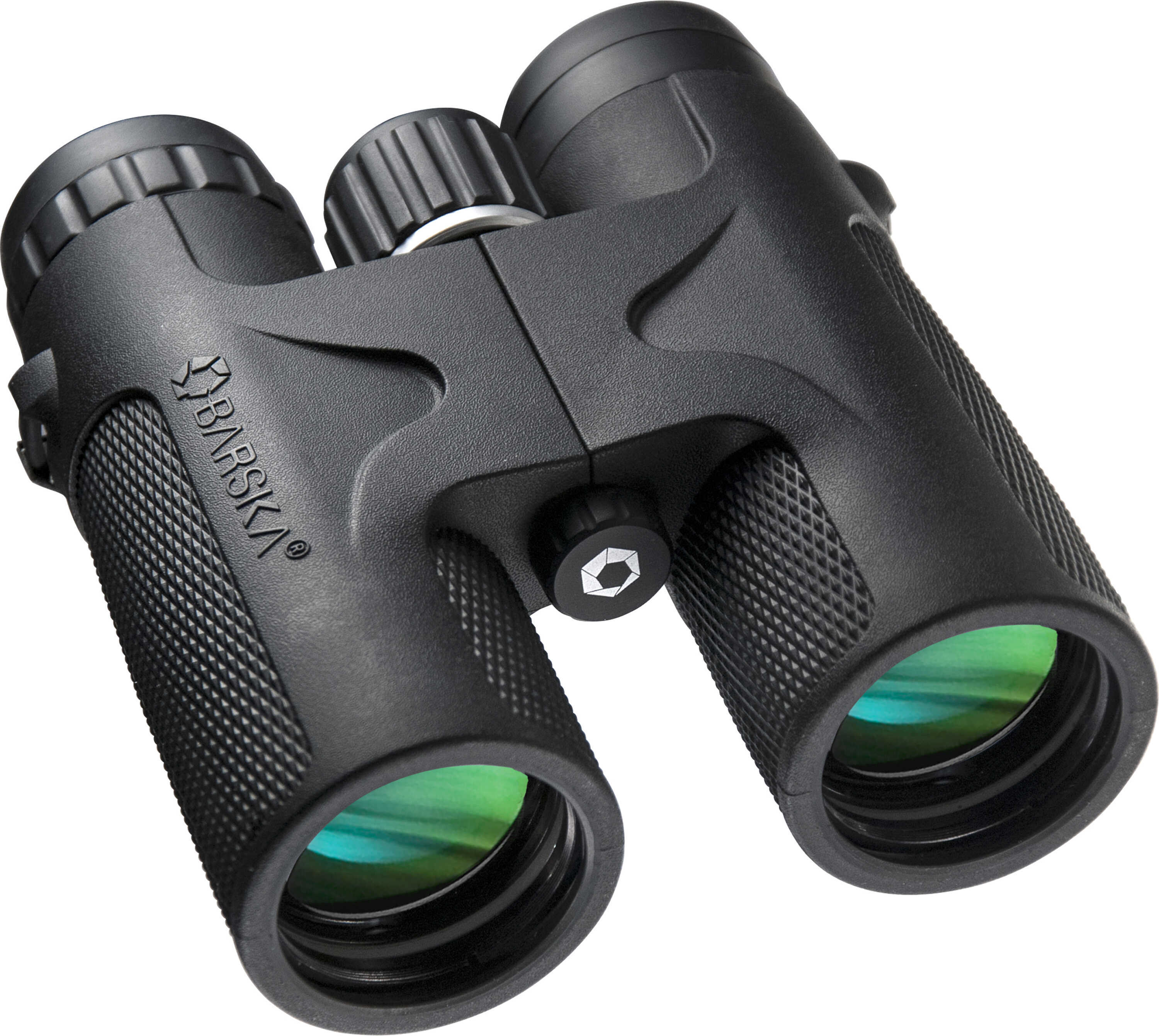 Barska Blackhawk Binoculars 12x42 Matte Finish Includes Carrying Case Lens Covers Neck Strap and Cloth AB11840