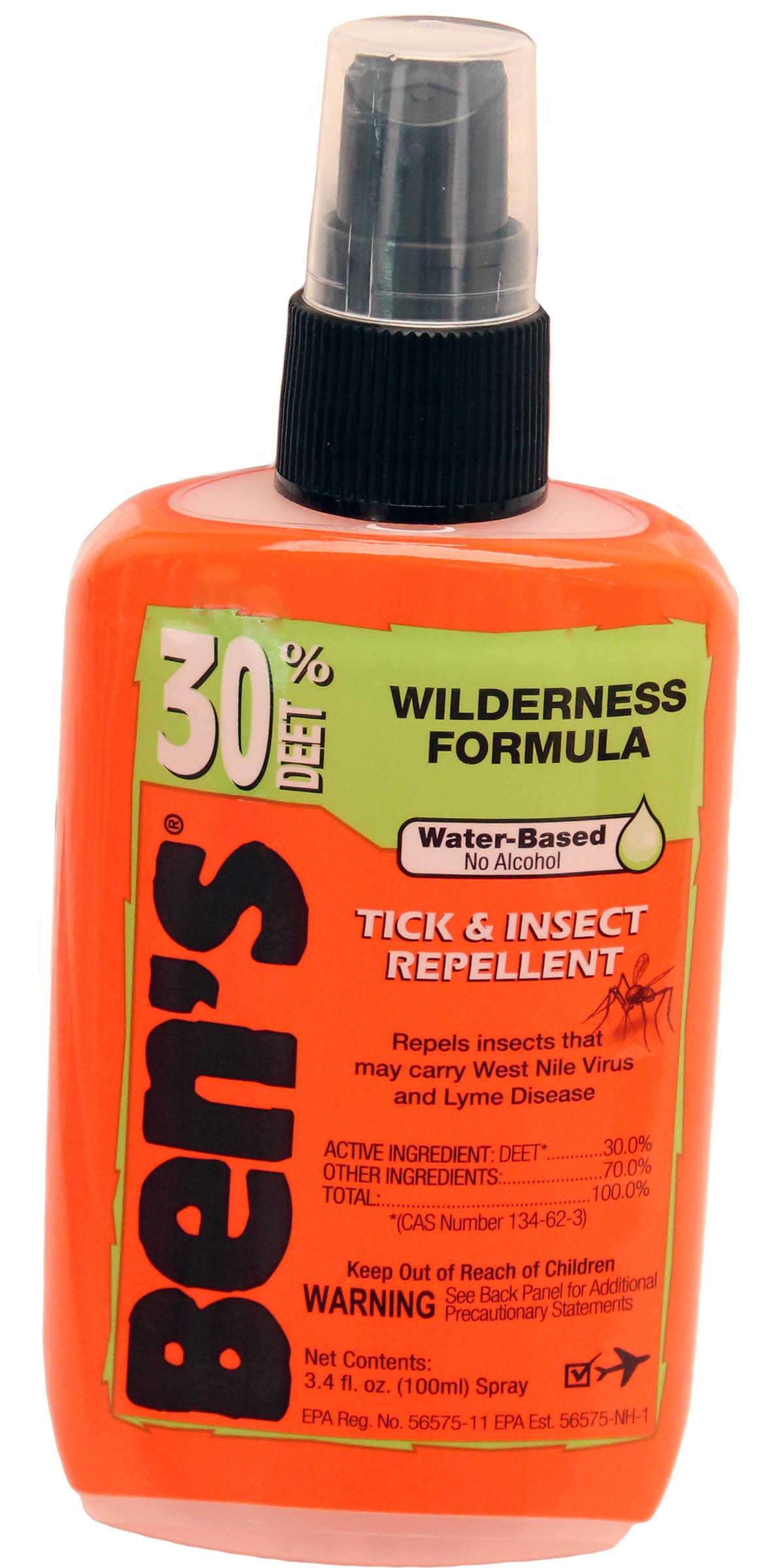 Bens 30% DEET Pump - 3.4 Oz. Carded