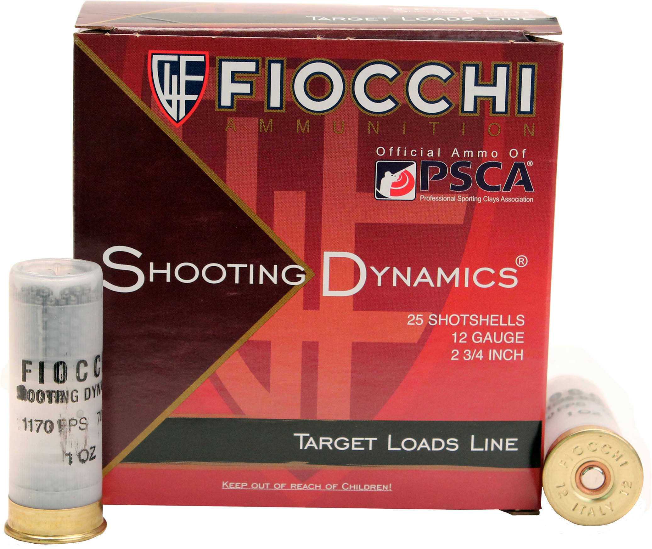 12 Gauge 2-3/4" Lead 7-1/2  1 oz 25 Rounds Fiocchi Shotgun Ammunition