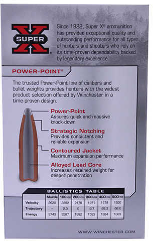 308 Win 180 Grain Soft Point 20 Rounds Winchester Ammunition