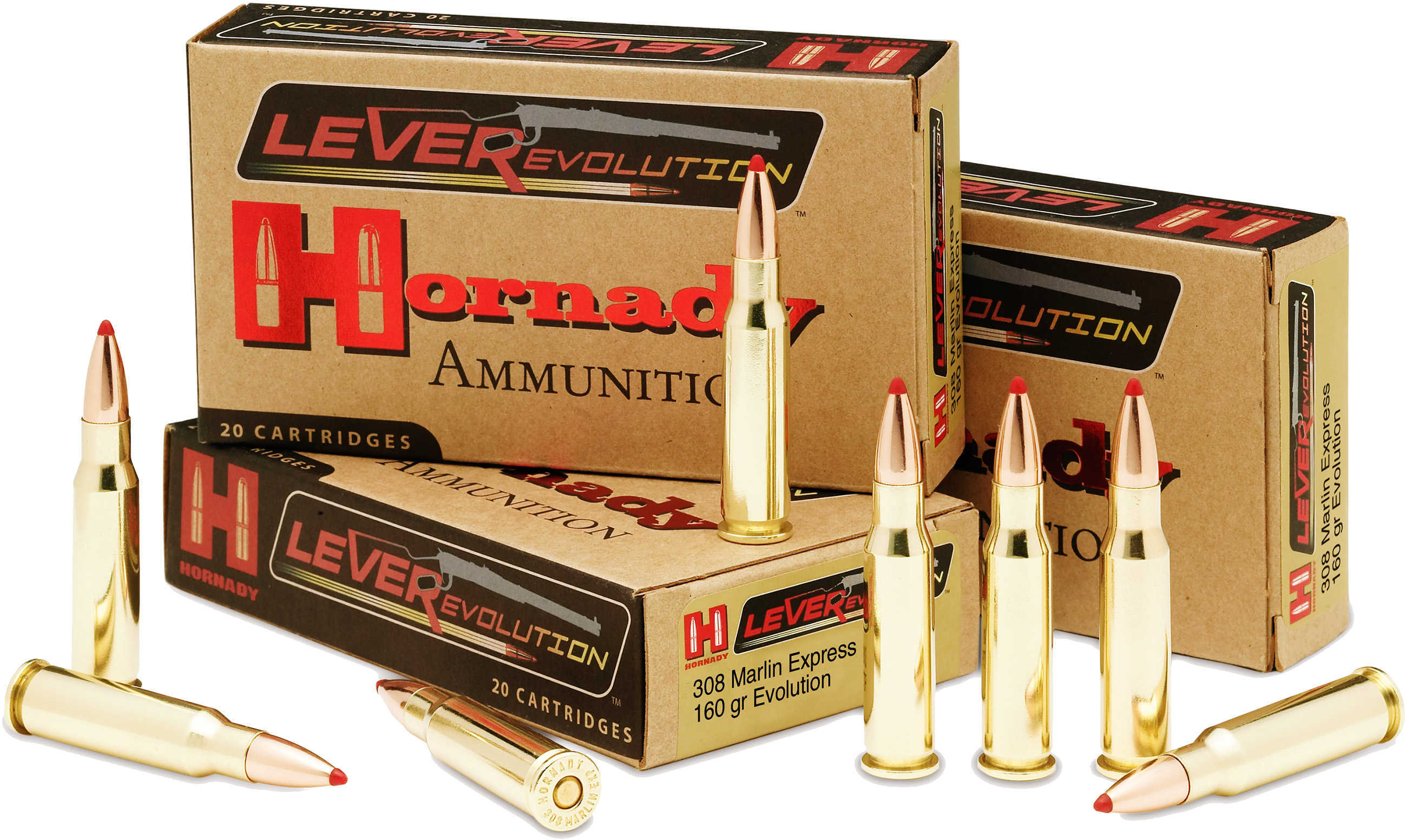 308 Marlin 160 Grain Ballistic Tip 20 Rounds Hornady Ammunition