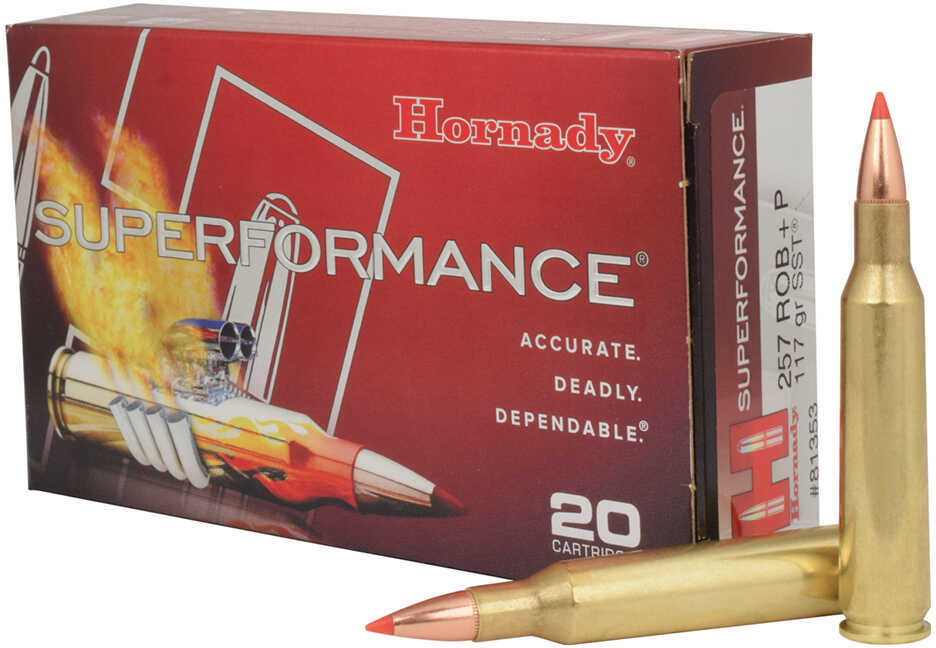 257 Roberts 117 Grain SST 20 Rounds Hornady Ammunition