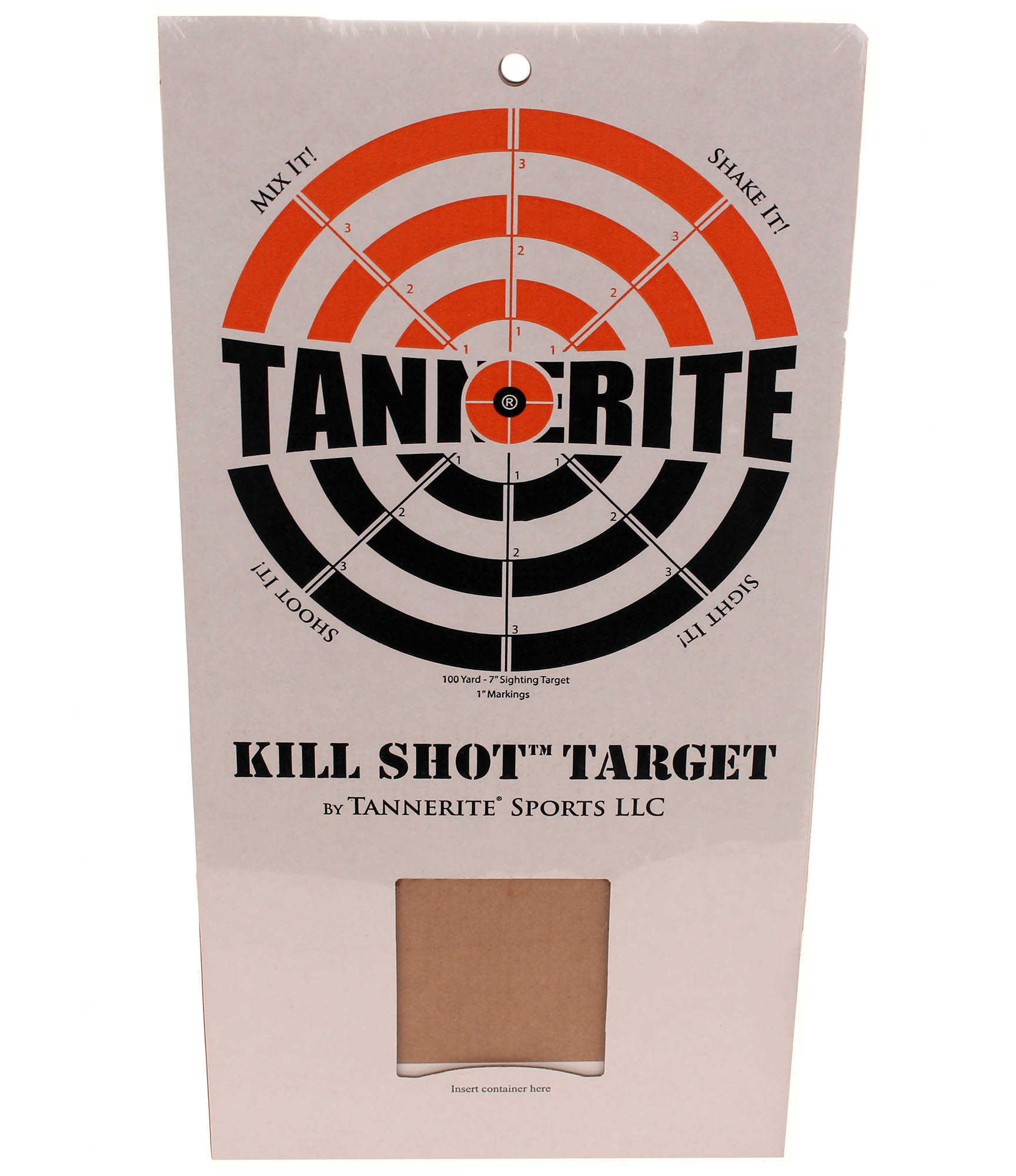 Tannerite Kill Shot Bundle 4 Cardboard Bullseye Targets