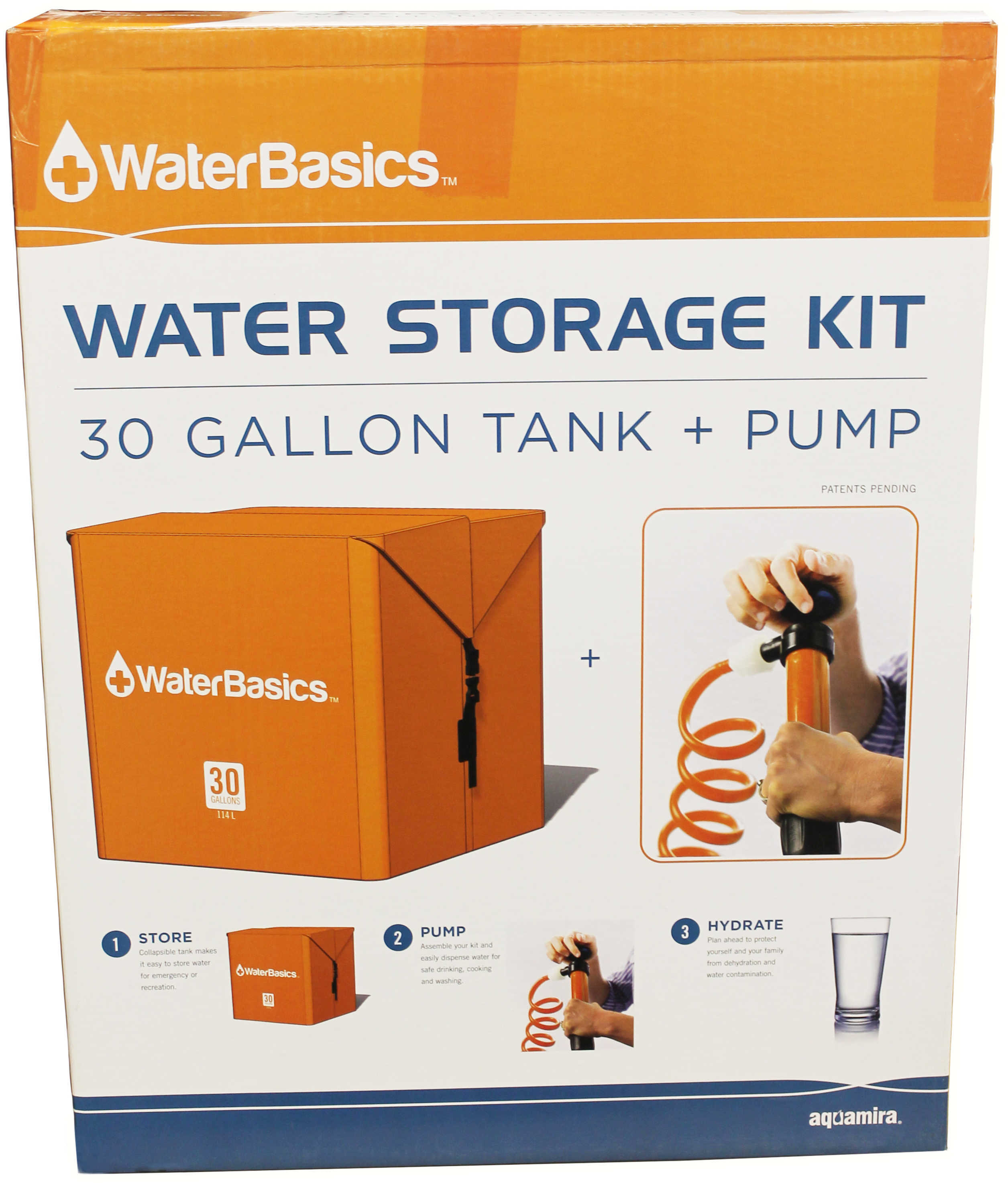 WaterBasics Emergency Storage Kit (30Gal)