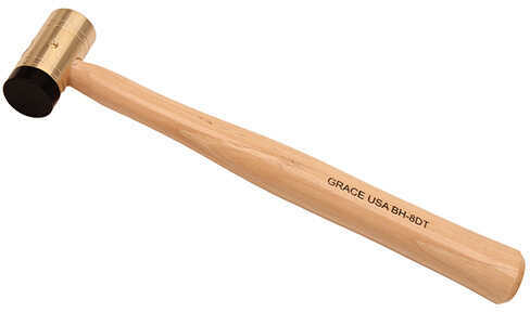 Grace USA Delrin Tipped Brass Hammer- 8 oz