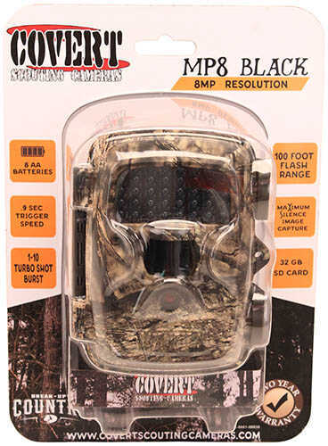Covert Scouting Cameras 5212 MP8 Black Trail Mossy Oak Break-Up Country