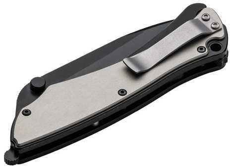 Boker Plus Folder 3.5" AUS-8 Drop Point Stainless Steel Black Oxide 01Bo043