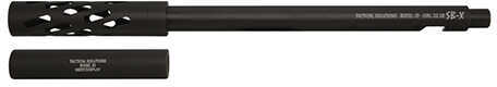 Tactical Solutions SB-X Threaded Barrel 16.625" With Shroud For Ruger 10/22 Matte Black Finish 1022SBX-MB