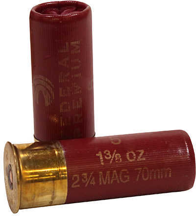 12 Gauge 2-3/4" Lead #4  1-3/8 oz 25 Rounds Federal Shotgun Ammunition
