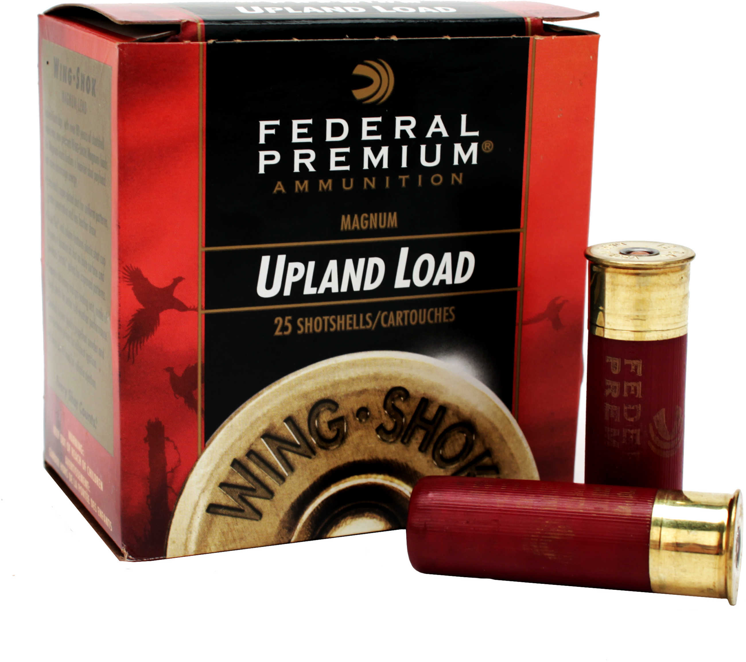12 Gauge 3" Lead #4  -7/8 oz 25 Rounds Federal Shotgun Ammunition