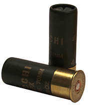 12 Gauge 2-3/4" Nickel-Plated Lead #4  1-3/8 oz 25 Rounds Fiocchi Shotgun Ammunition